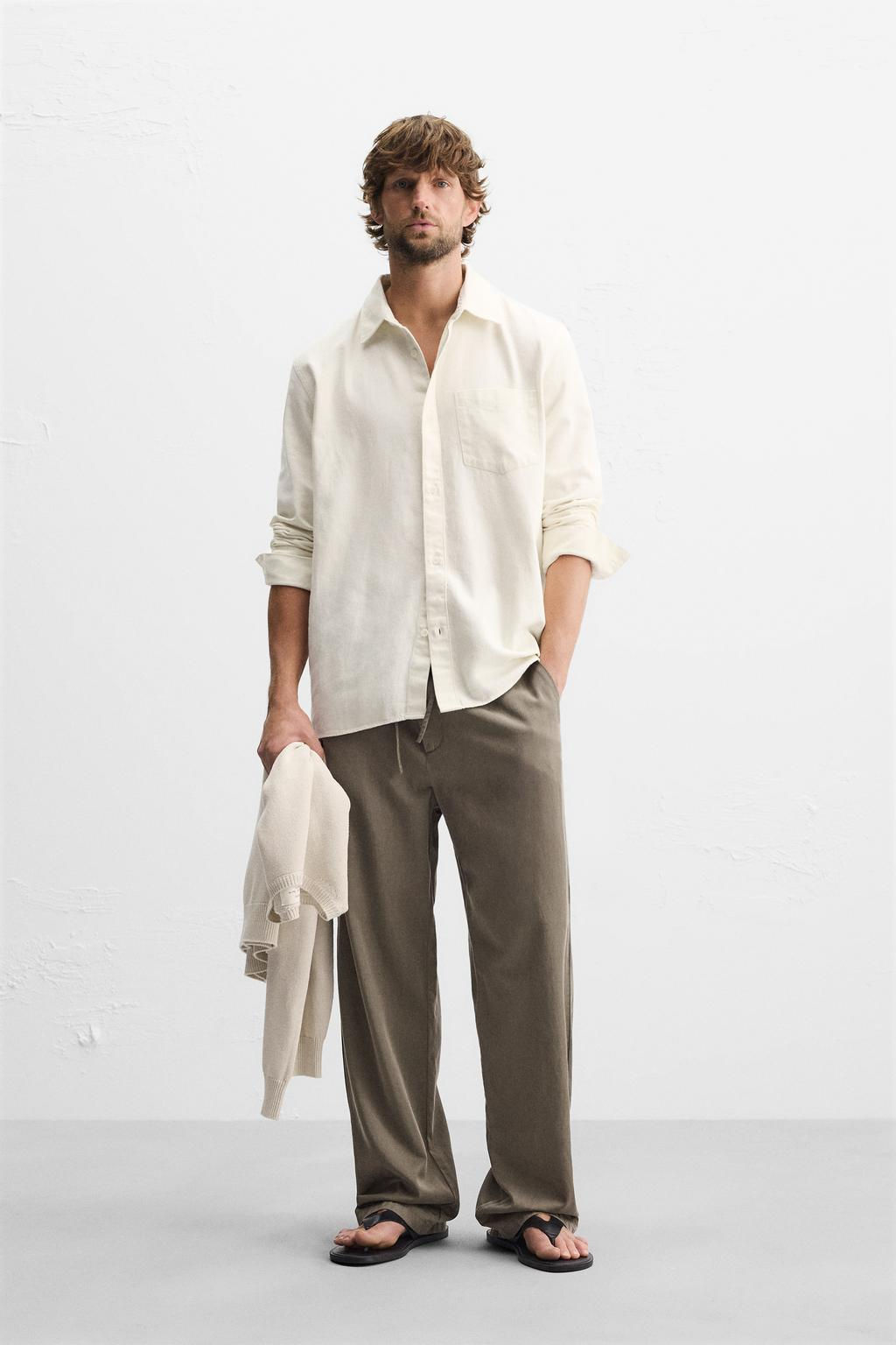 FLOWING SUIT TROUSERS - Zara фото 9