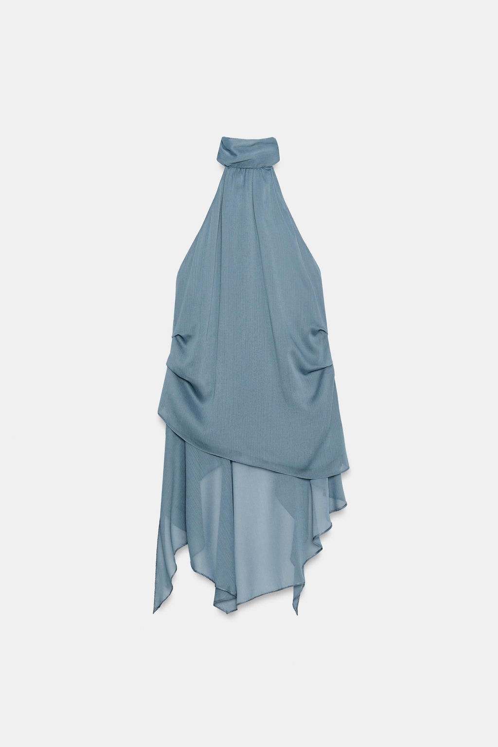 TOP HALTER ASIM?TRICO ZW COLLECTION / Gris azul