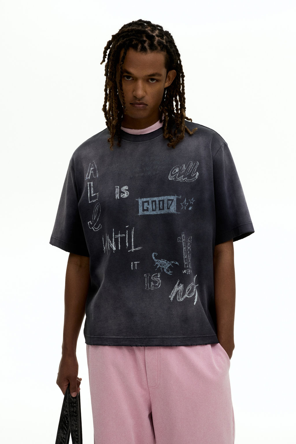 Camiseta con estampado Oversized Fit - H&m фото 3