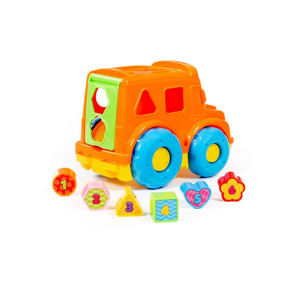 Игрушка развивающая Автобус (в сеточке) - Полесье фото 8