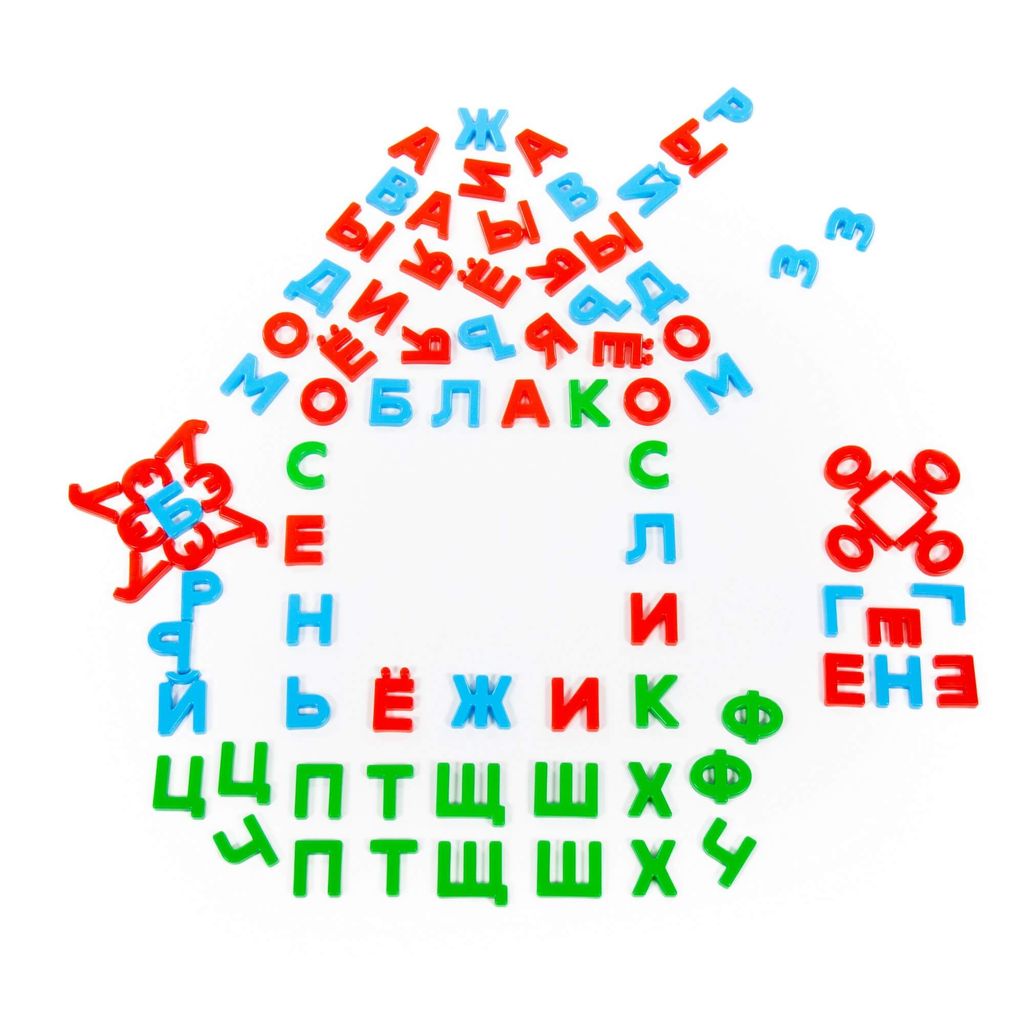Набор Первые уроки на магнитах (86 букв) (в коробке) - Полесье фото 3