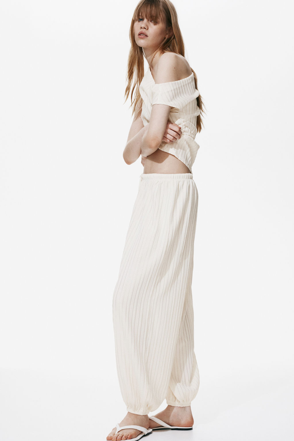 Pantal?n globo con textura - H&m фото 2