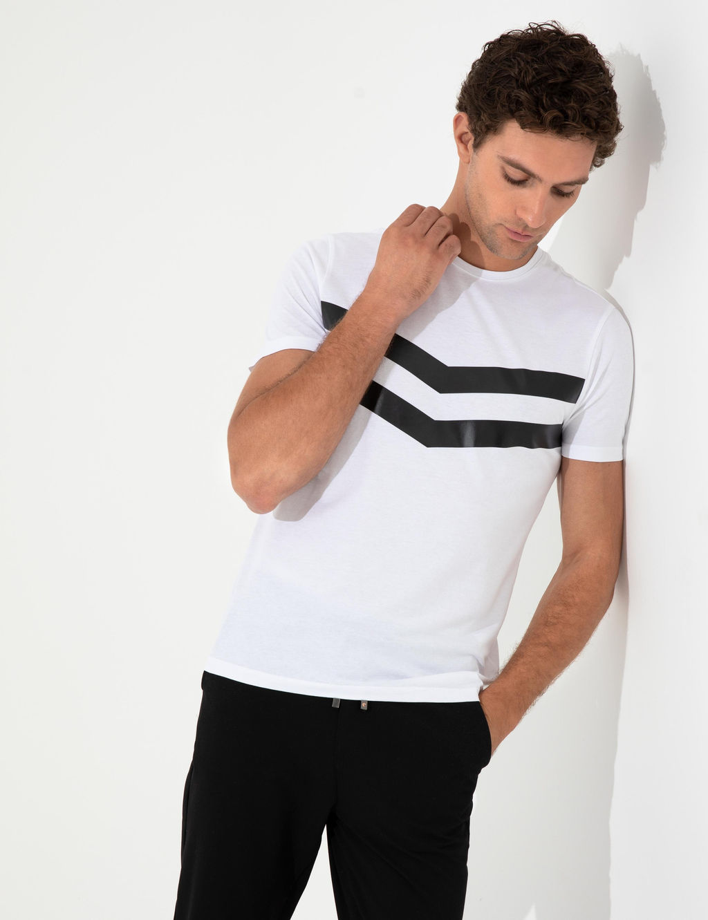 Белая облегающая футболка - Cacharel фото 3