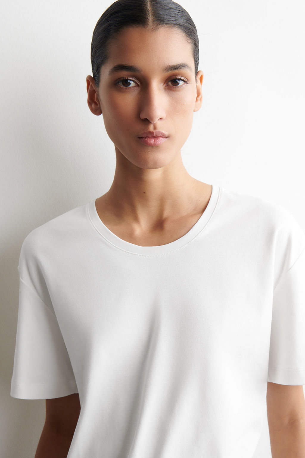 CAMISETA DE ALGOD?N CON CUELLO REDONDO - H&m фото 10