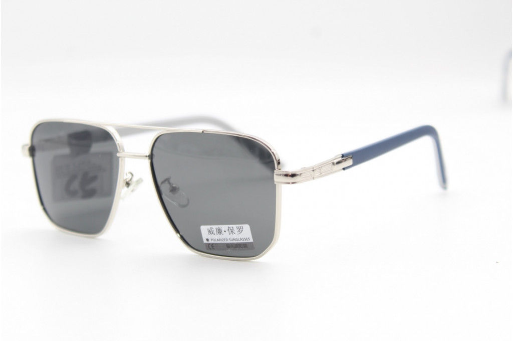 Солнцезащитные очки WILIBOLO (Polarized) 8018 58-15-141 С5 Серебро
