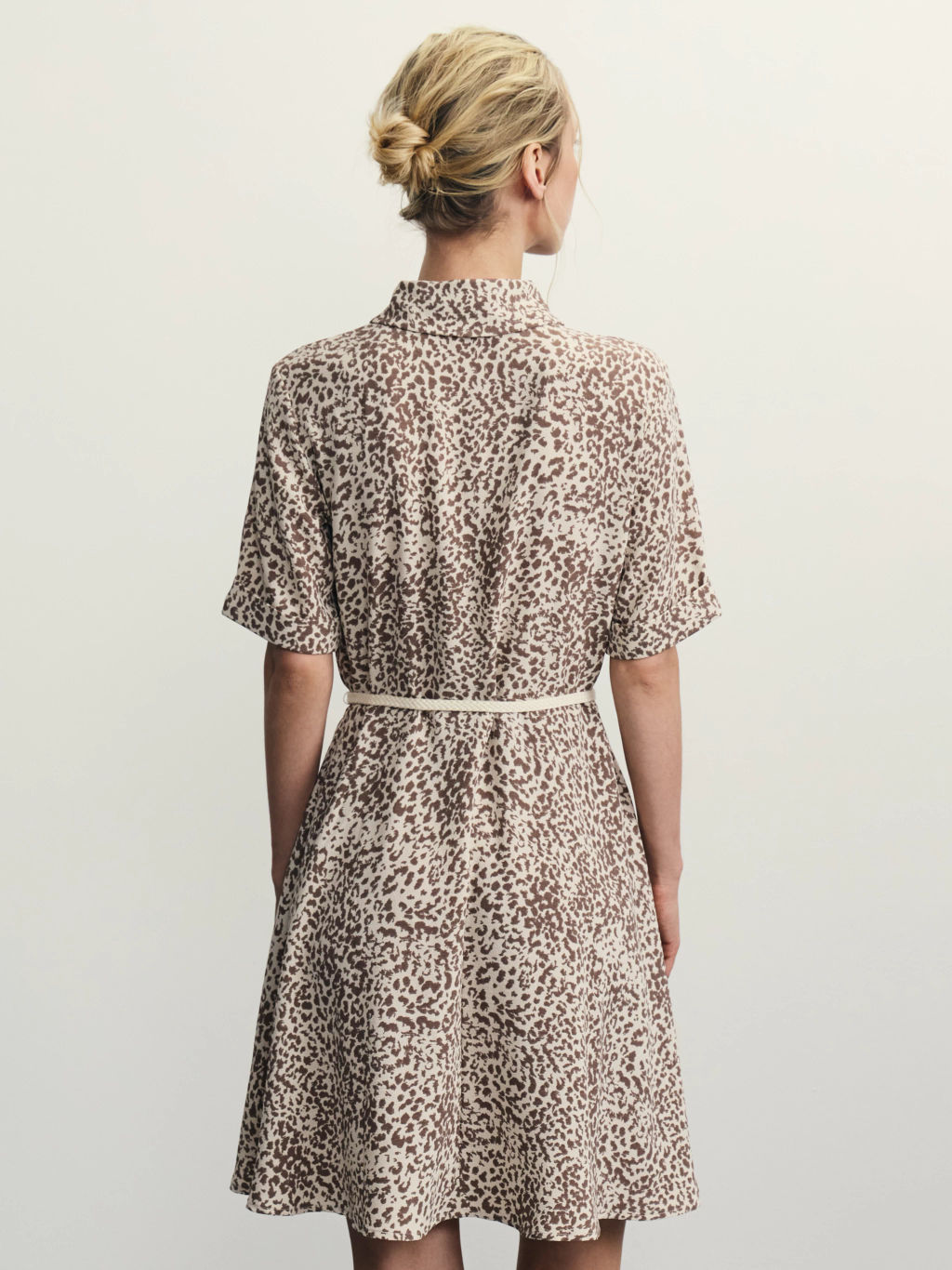 Платье мини с поясом / Zarina  фото 5