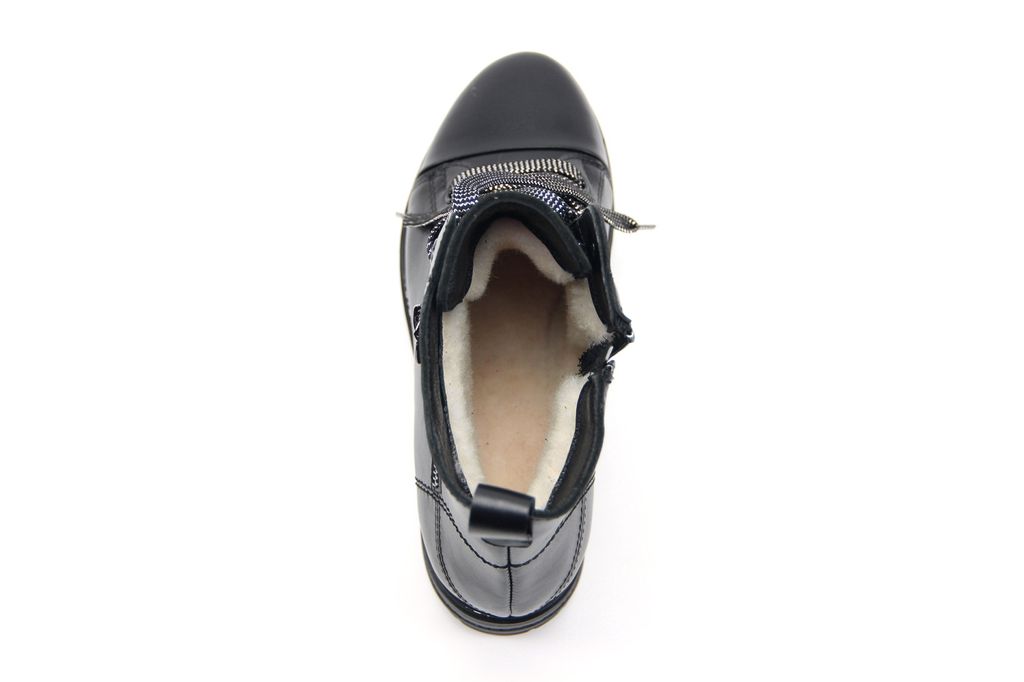 Ботинки EDART 312.brook4.black/шерсть