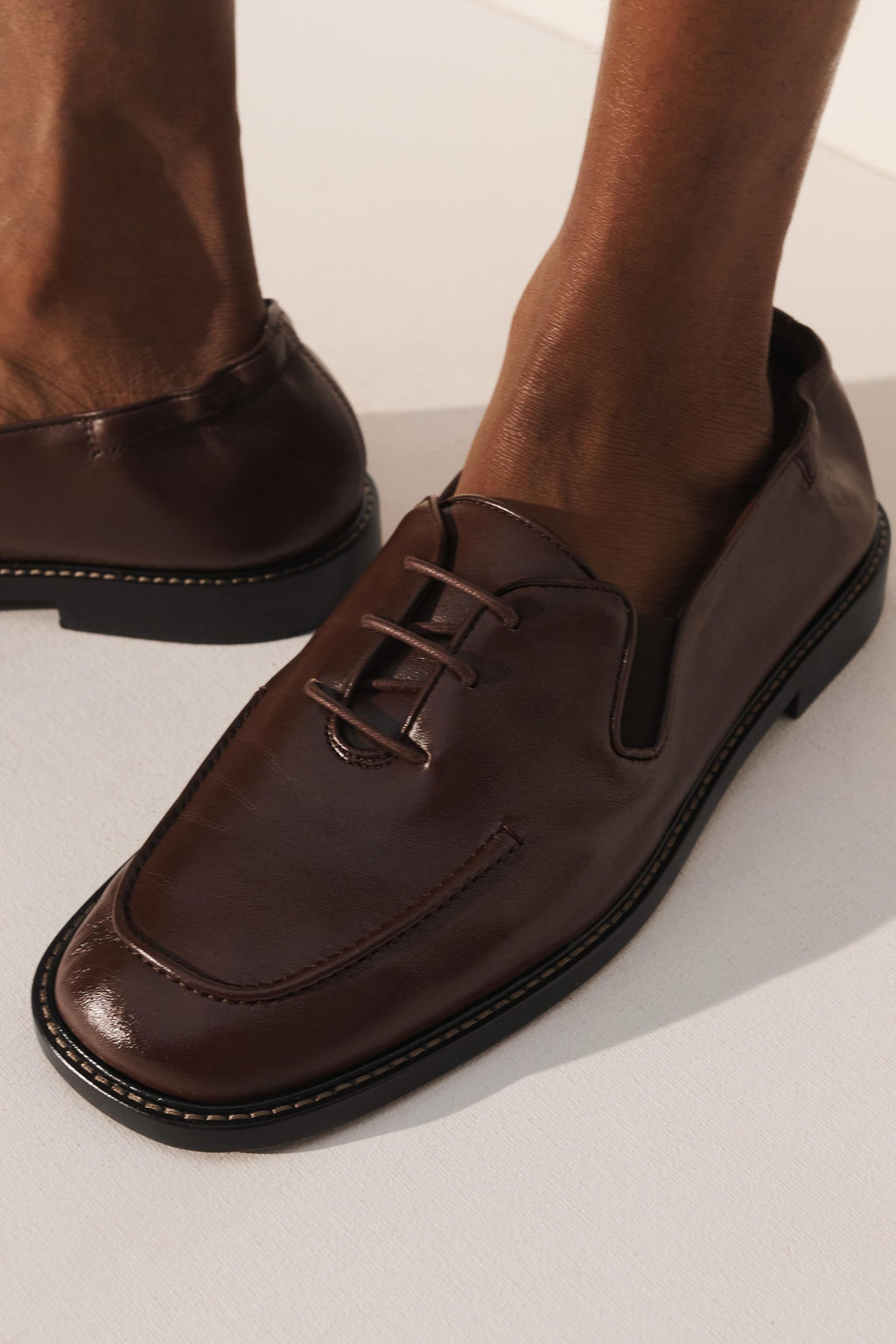 ZAPATO PIEL / Rojo Burdeos - Zara фото 3