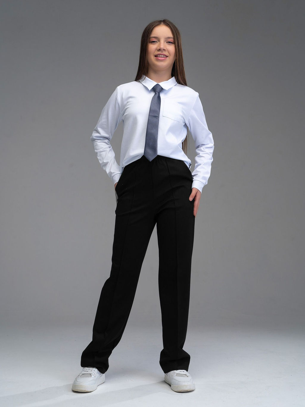 Брюки с начёсом