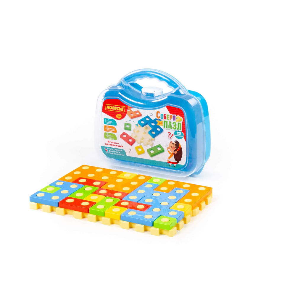 Игрушка развивающая Собери пазл №9 (25 элементов) (в чемоданчике малом) - Полесье фото 2