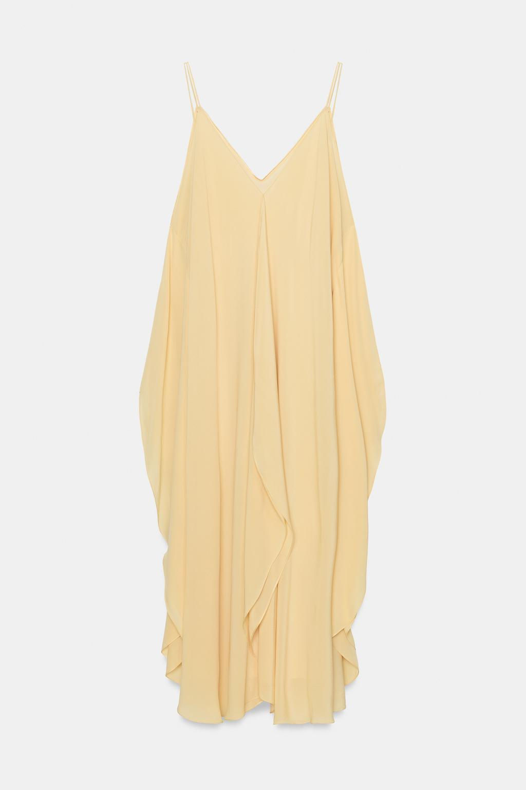 ZW COLLECTION LIMITED EDITION FLOWING DRESS WITH RUFFLES - Zara фото 5