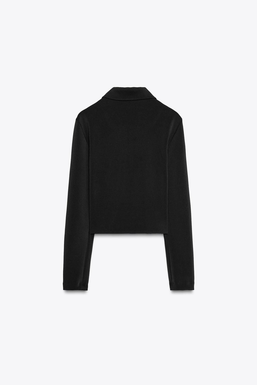 CREPE ZIP-UP JACKET - Zara фото 11