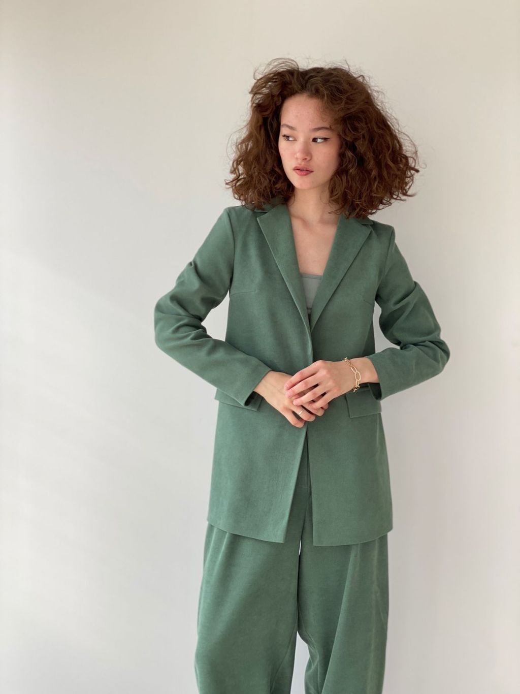 Жакет удлинённый с английским воротником - Martichelli фото 52