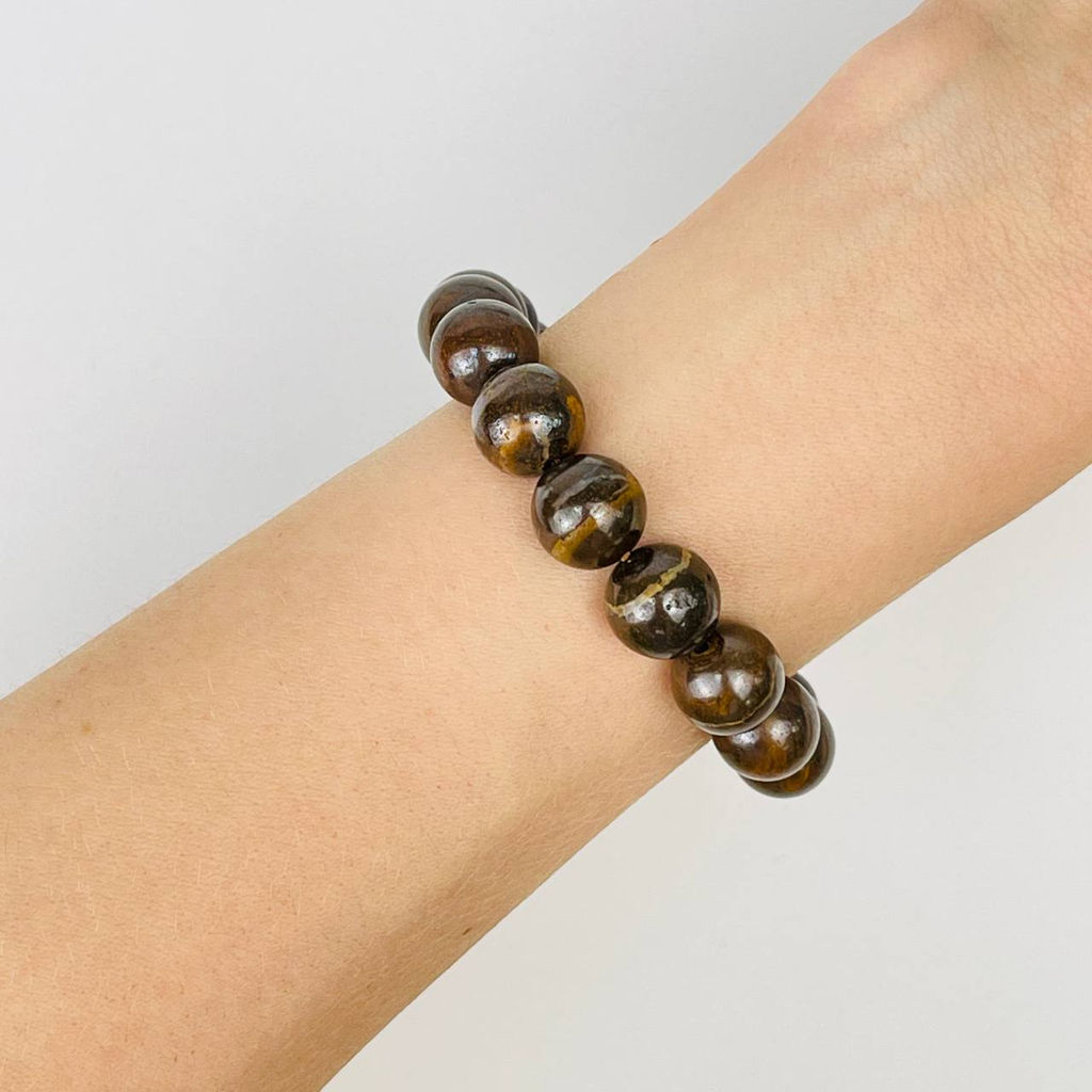 Браслет из древесного Опала 18,5 см