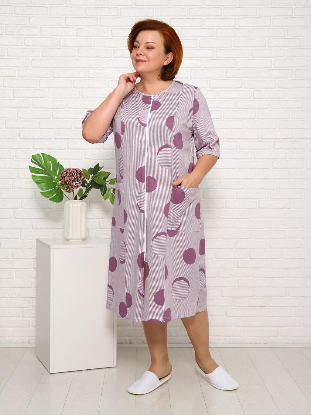 IV-CAPRIZ Митиола - халат бордовый фото 5