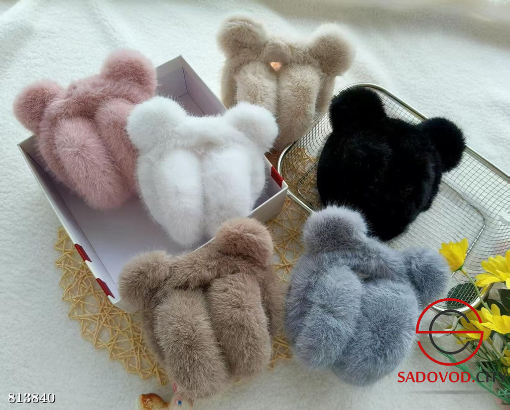 Плюшевые зимние наушники - Bruno фото 4