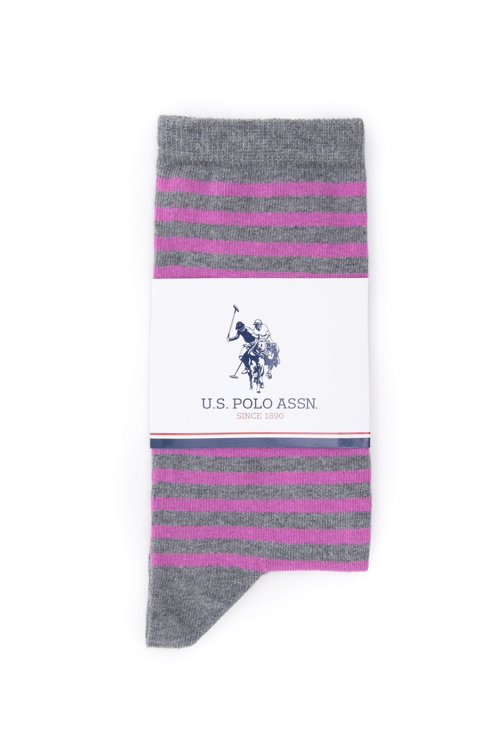 Женские серые меланжевые носки Дополнительная скидка 11% в корзине - U.s. polo assn фото 4