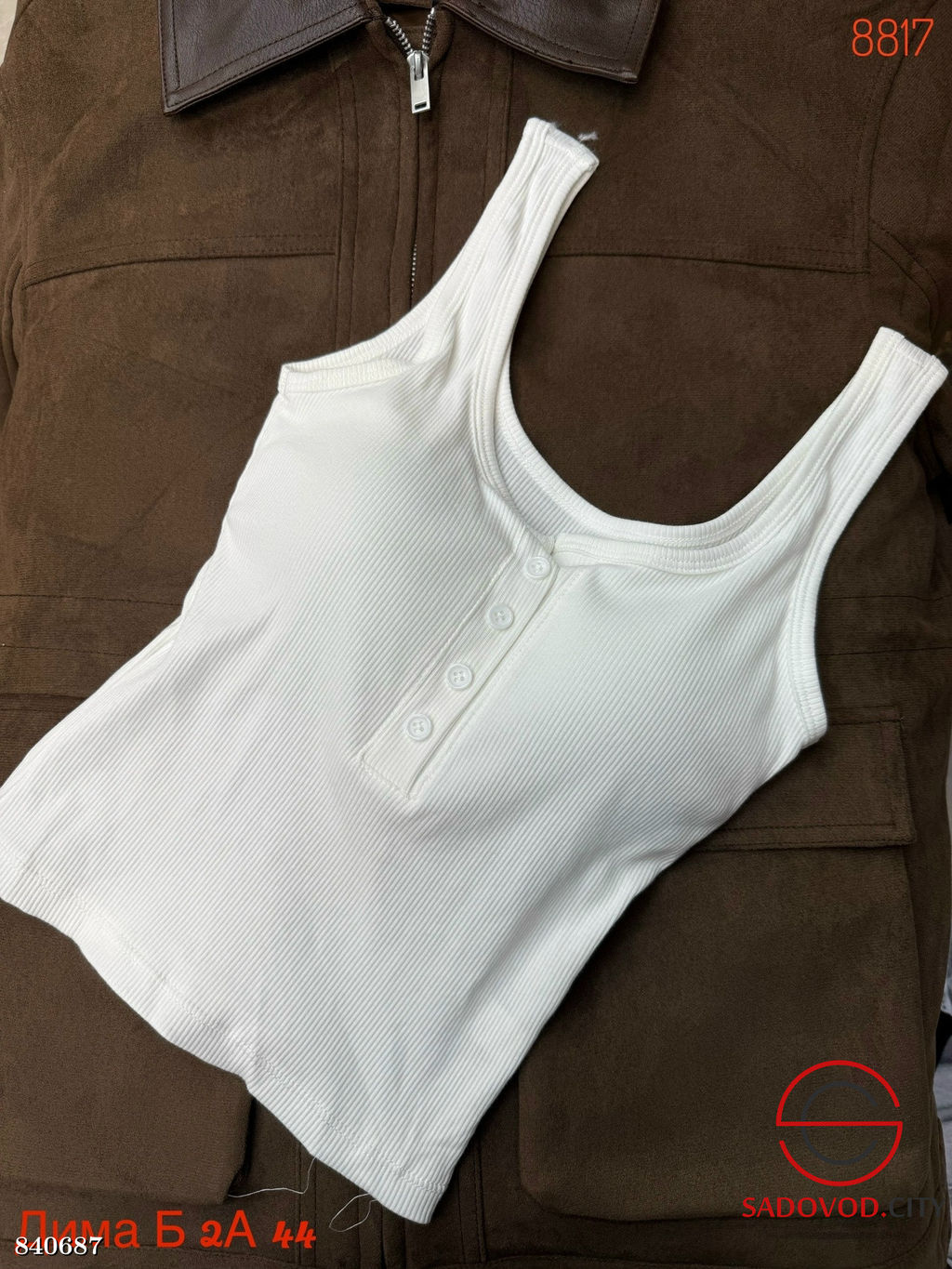 Топ женский однотонный - Bruno фото 2