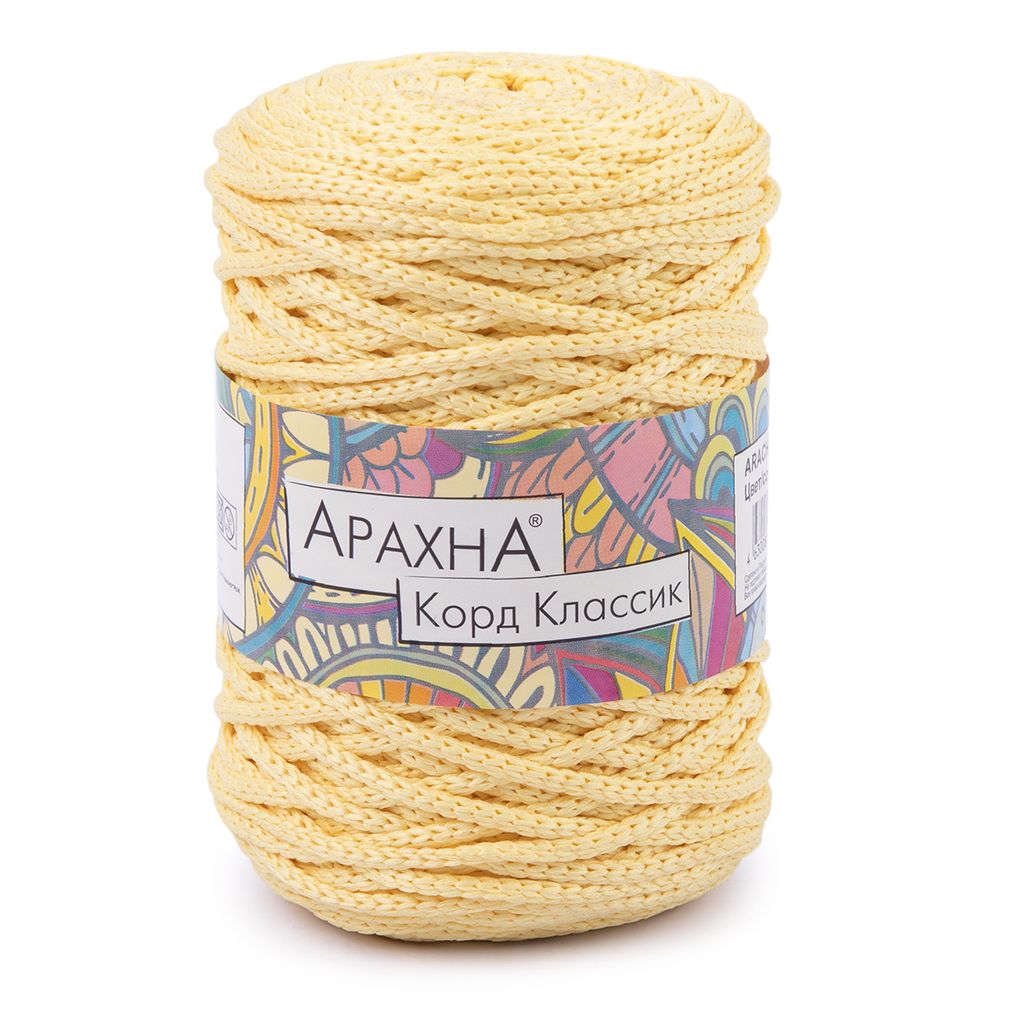 Пряжа ARACHNA Cord Classic 100% полиэфир 3 шт. х 200 г  10 г 100 м  5 м