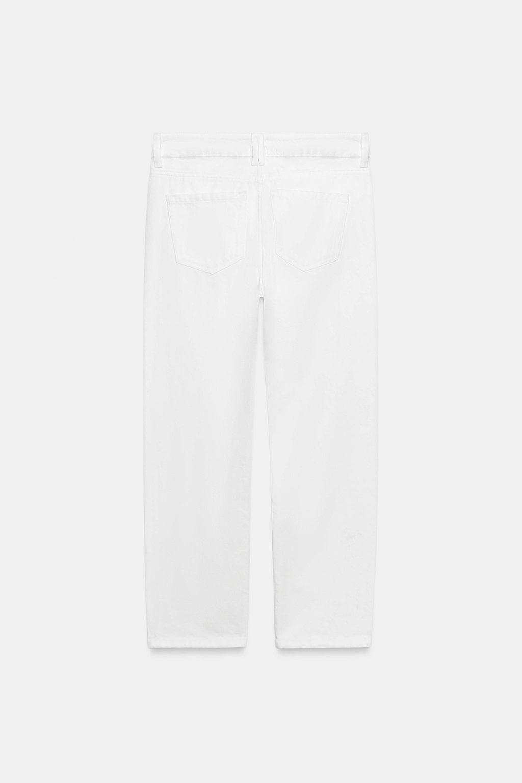 JEANS ZW COLLECTION CIGARRETE TIRO MEDIO / Blanco - Zara фото 7
