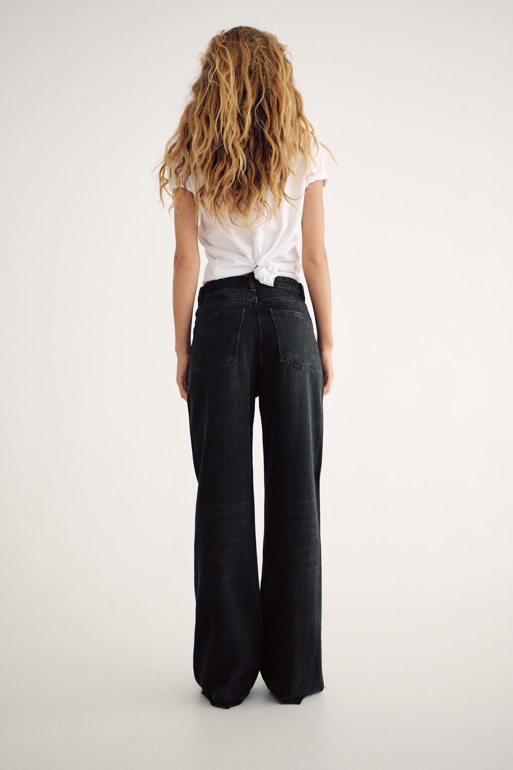 TRF WIDE-LEG HIGH-WAIST JEANS - Zara фото 23