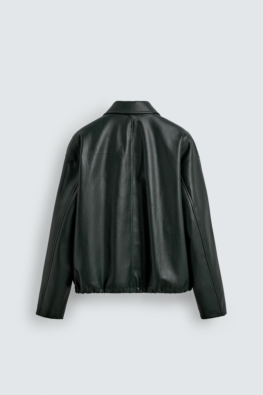 FAUX LEATHER JACKET WITH POCKETS - Zara фото 9