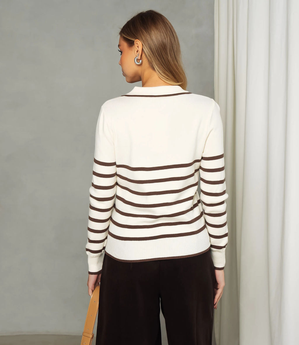 Джемпер #КТ7320 (2), тёмно-коричневый