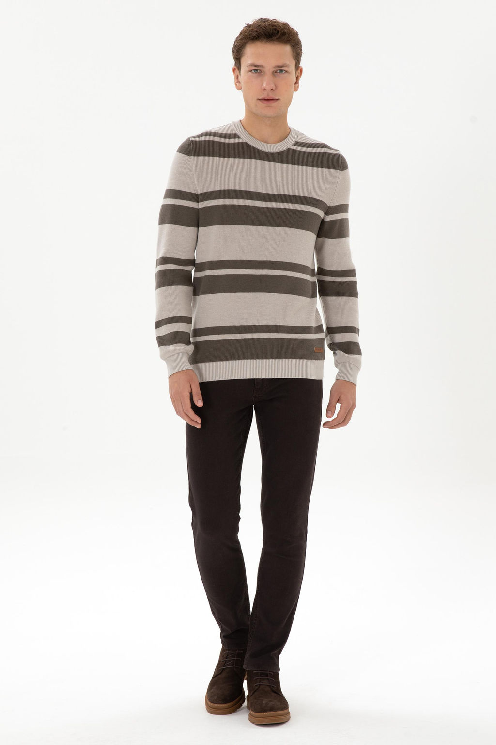 Erkek Koyu Kahverengi Slim Fit Jean Pantolon - U.s. polo assn фото 3