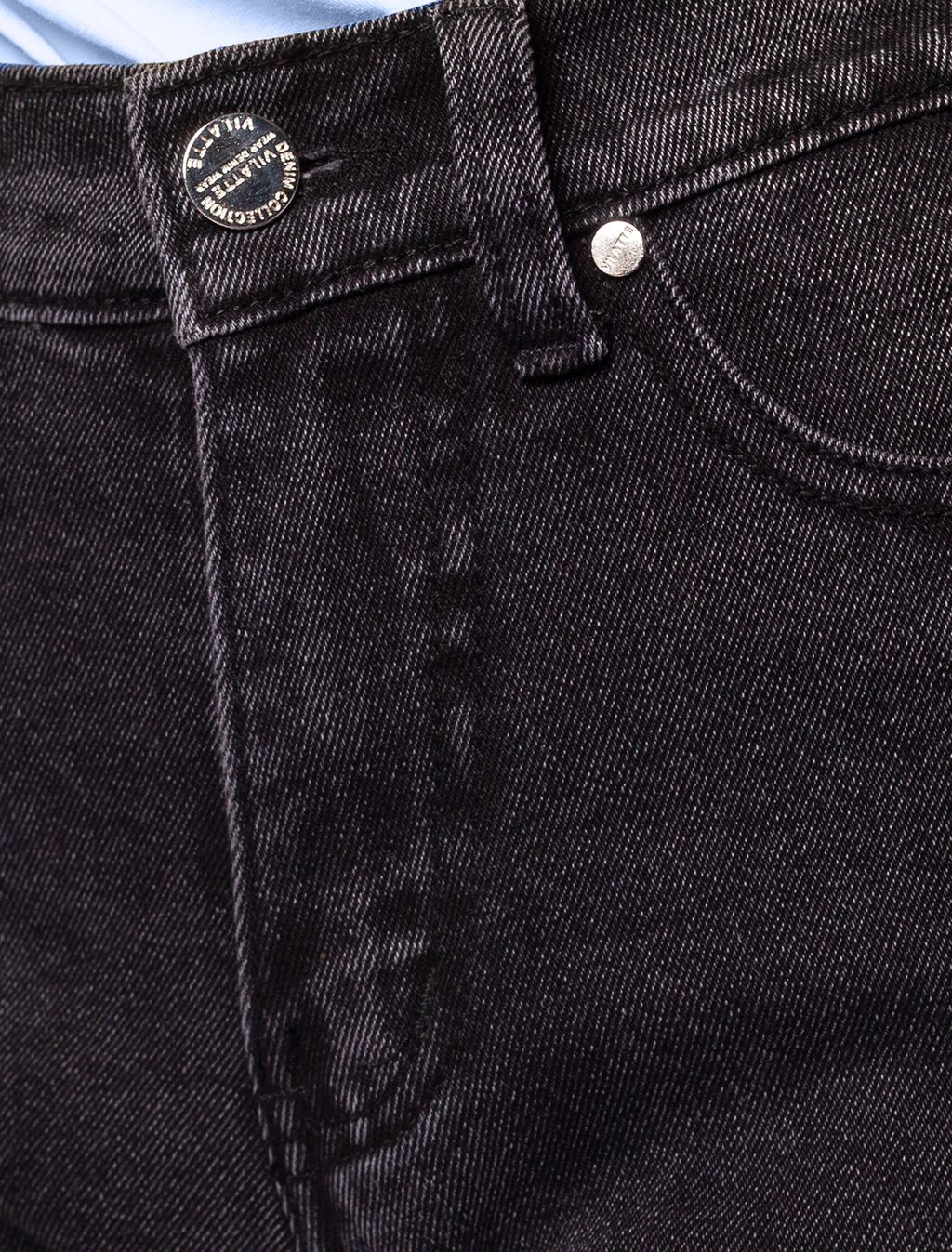 Джинсы mom-fit из денима с эластаном - Vilatte фото 2