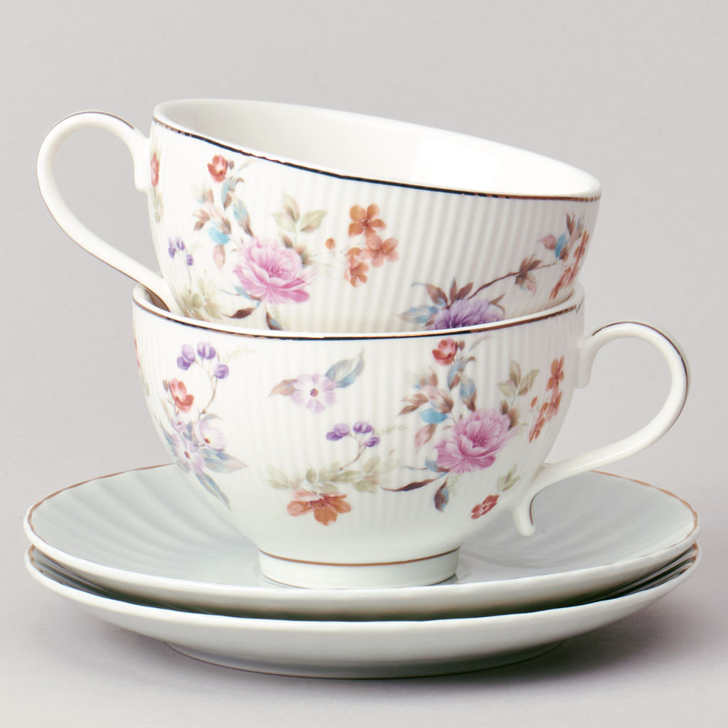 ЧАЙНЫЙ НАБОР LEFARD ВРЕМЕНА ГОДА НА 2 ПЕР. 4 ПР. 250 МЛ ГОЛУБОЙ  фото 3