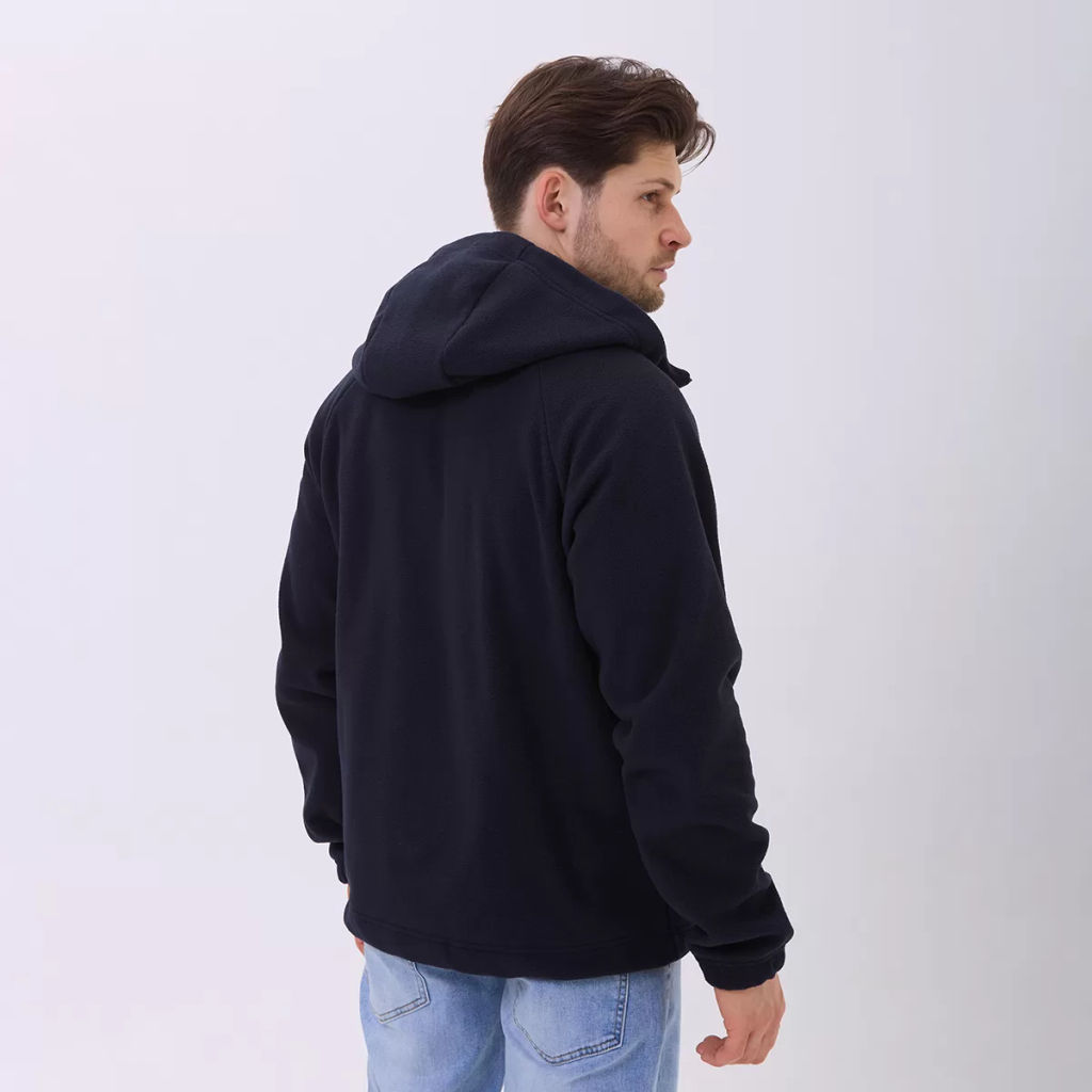 RODOS Толстовка на молнии мужская флис М-322 Черный  фото 18