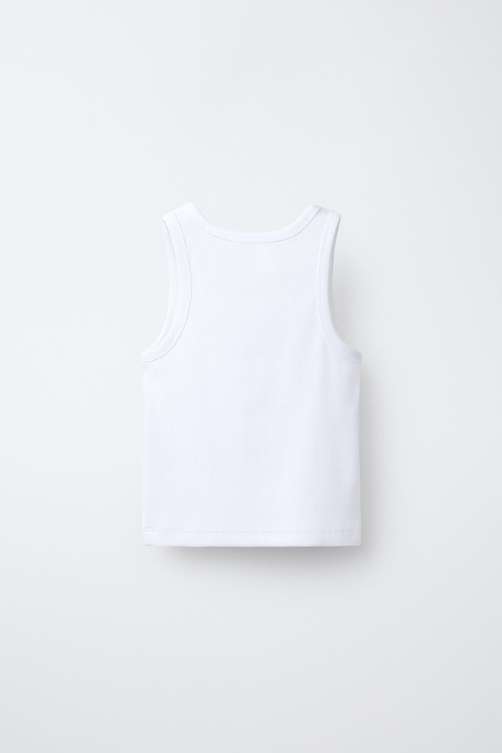 CAMISETA RIB NADADORA / Blanco - Zara фото 2