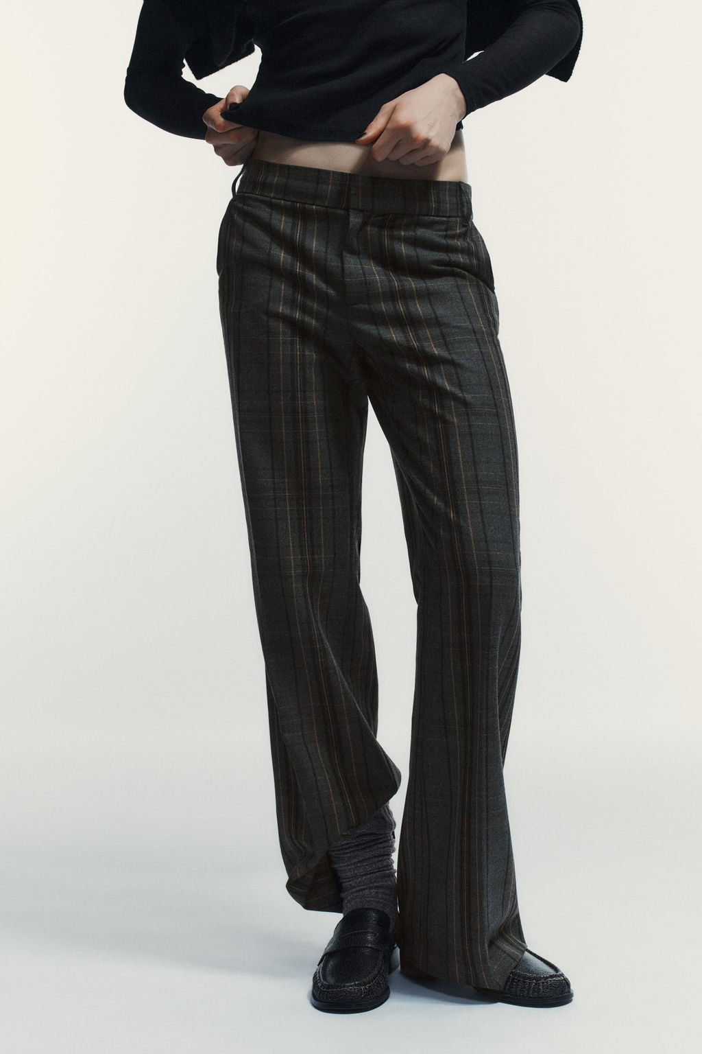 CHECK TROUSERS - Zara фото 2