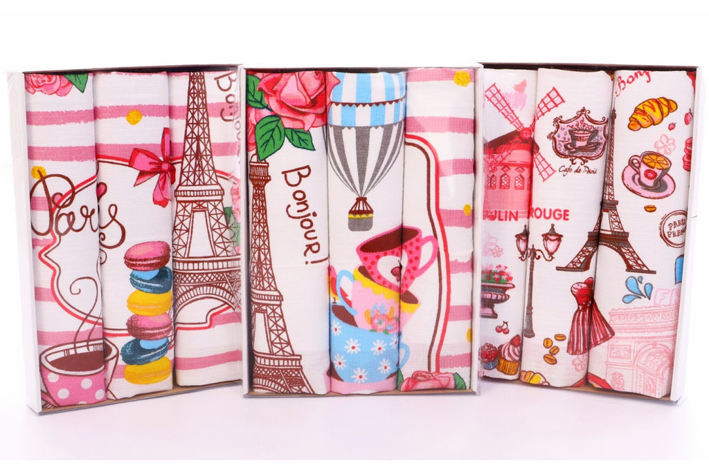 Набор вафельных полотенец Купон в коробке ВКК 331