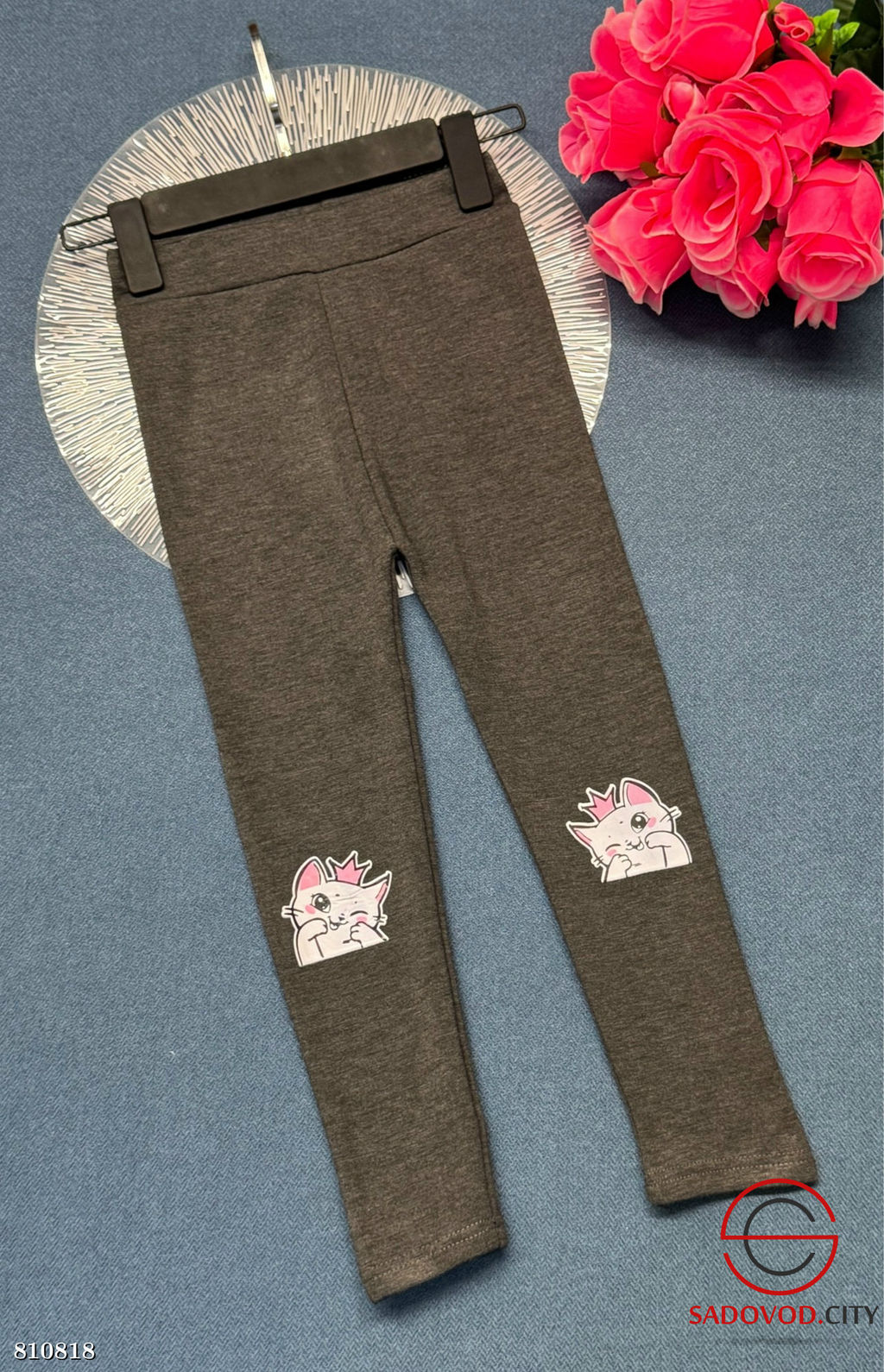 Лосины из хлопка с начесом