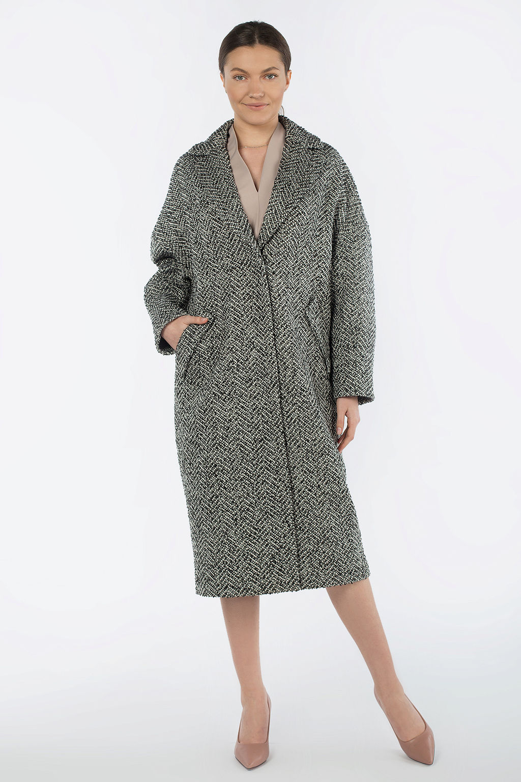 Пальто женское демисезонное - El podio фото 3