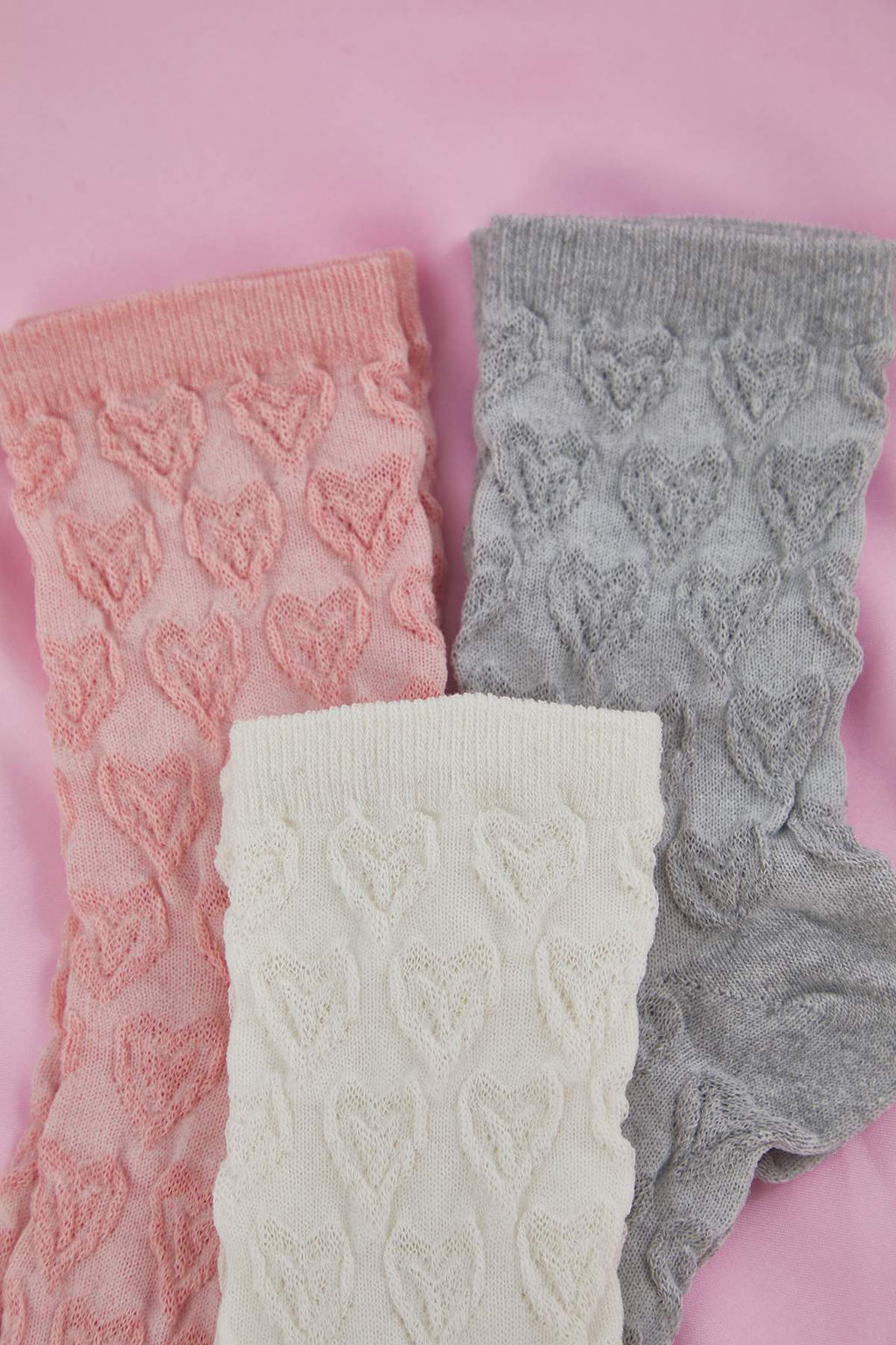 Pembe-Gri-Ekru 3lu Paket Kalpli Jakar Orme Corap THMAW26CO00009 - Trendyolmilla фото 2