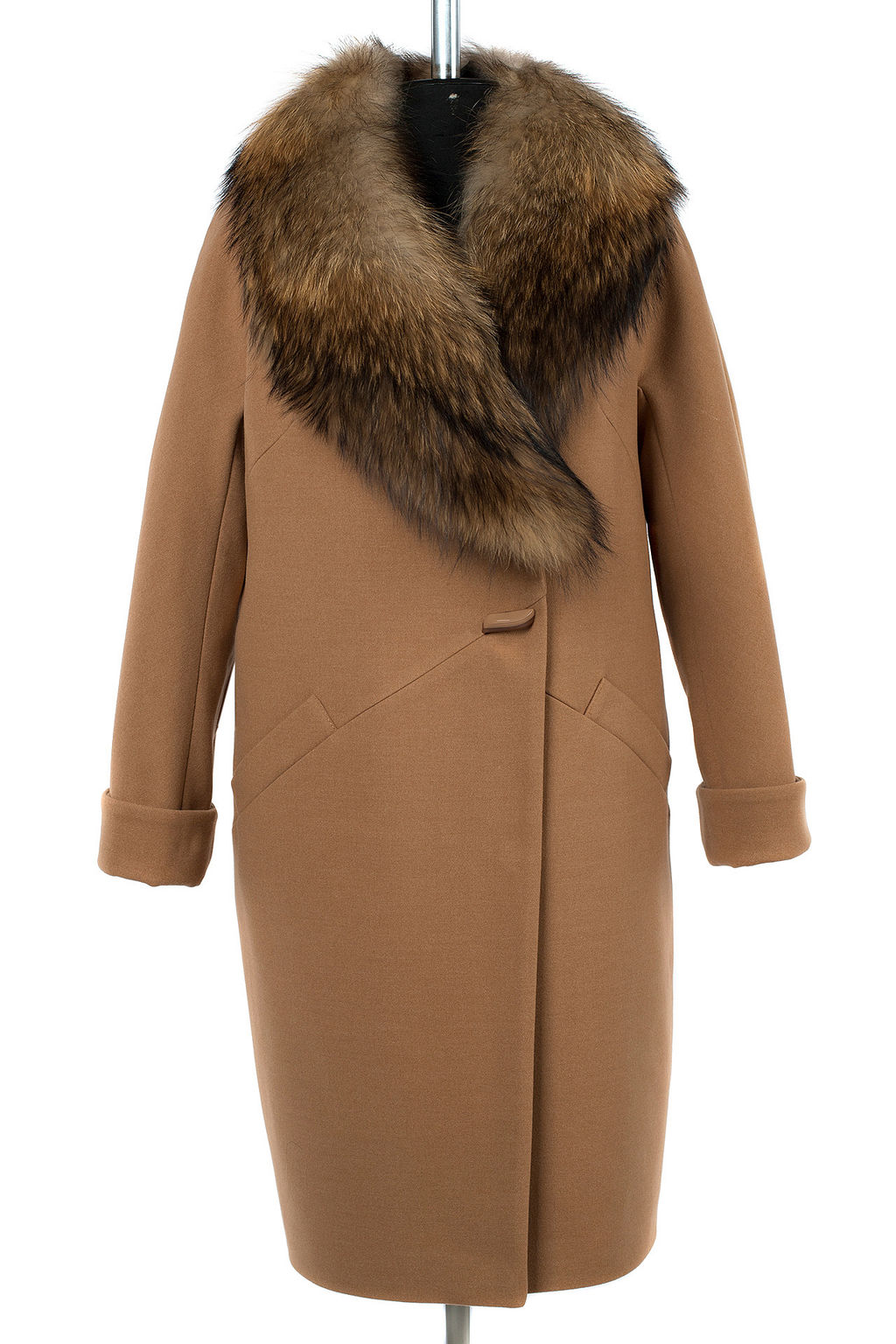 Мех натуральный (песец) Пальто утепленное Термофинн 100 г - El podio фото 8