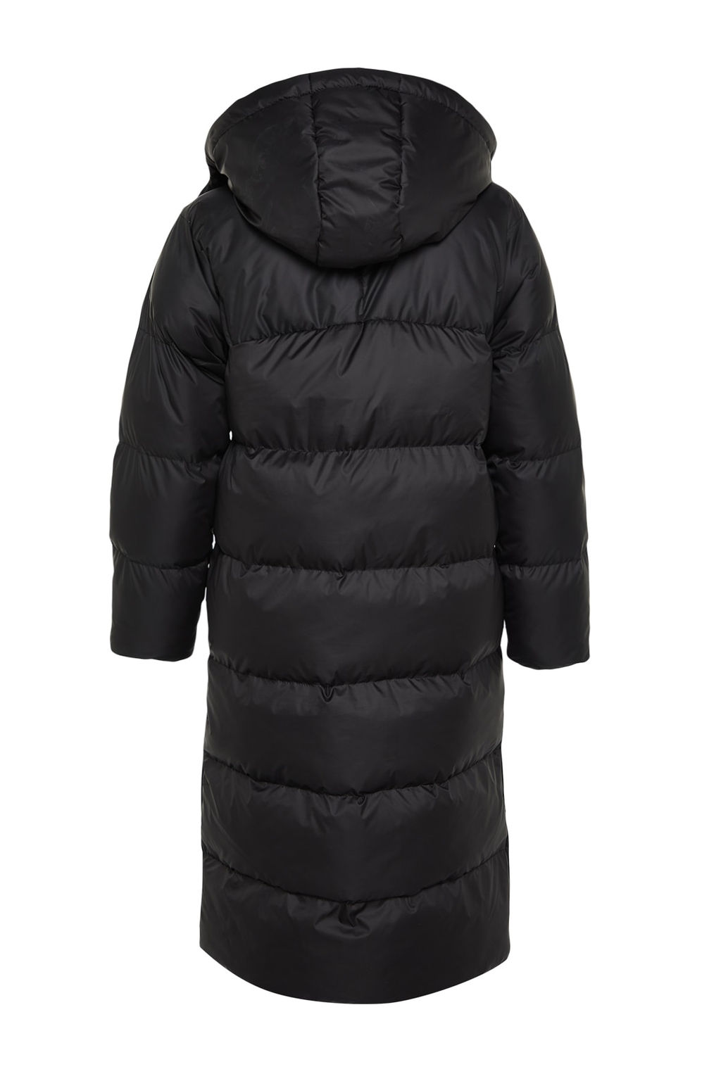 TRENDYOLMILLA Ekru Regular Kapusonlu Yandan C?t C?t Detayl? Su Itici Uzun Sisme Mont TWOAW24MO00104  фото 16