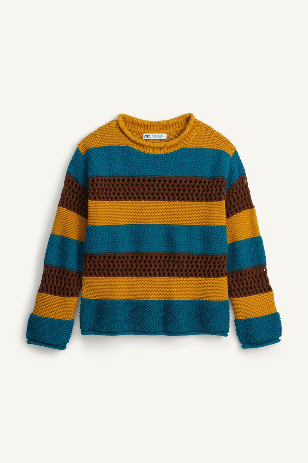 LIMITED EDITION COMBINED TEXTURES SWEATER - Zara фото 5