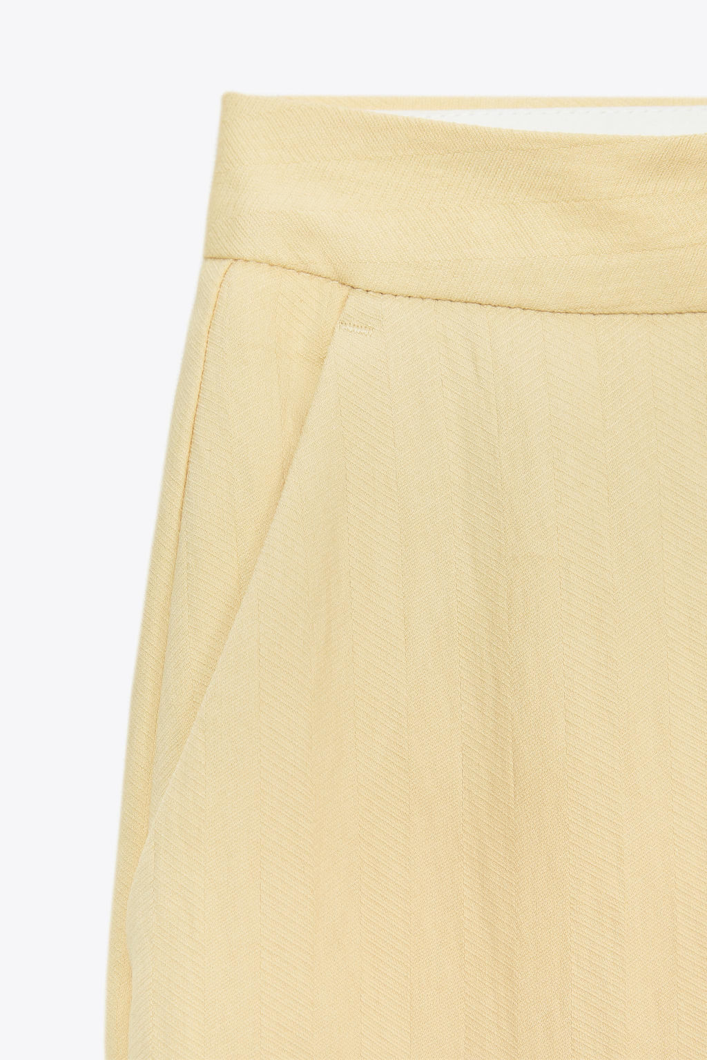 TEXTURED STRAIGHT-LEG TROUSERS - Zara фото 8