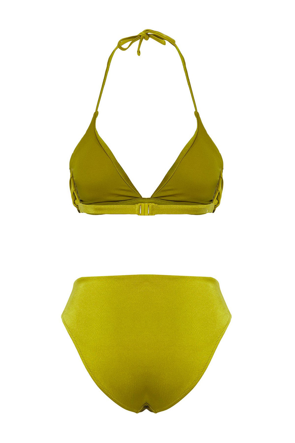 TRENDYOLMILLA Yesil Ucgen Drapeli Regular Bikini Tak?m? TBESS25BT00049  фото 10