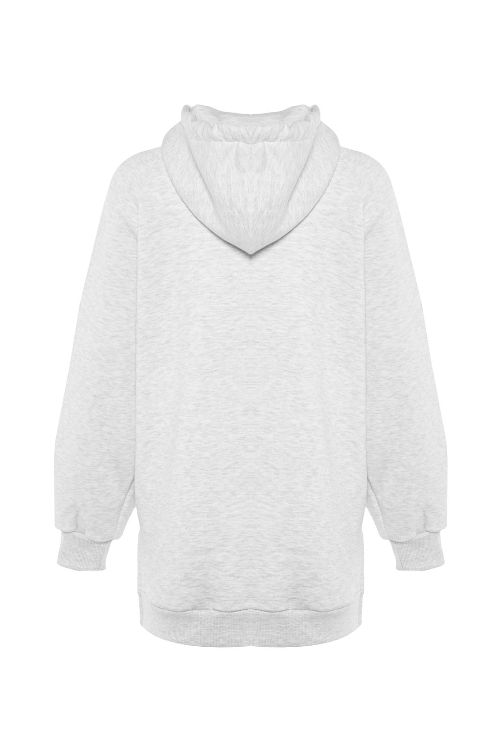 TRENDYOLMILLA Siyah Kapusonlu Oversize Sardonlu Orme Sweatshirt TWOAW23SW00439 фото 8