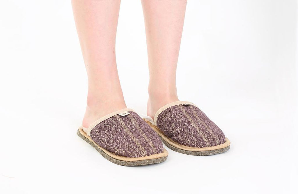 Тапочки-шлепанцы арт.4010-55 МАКО Слива - Altro фото 2