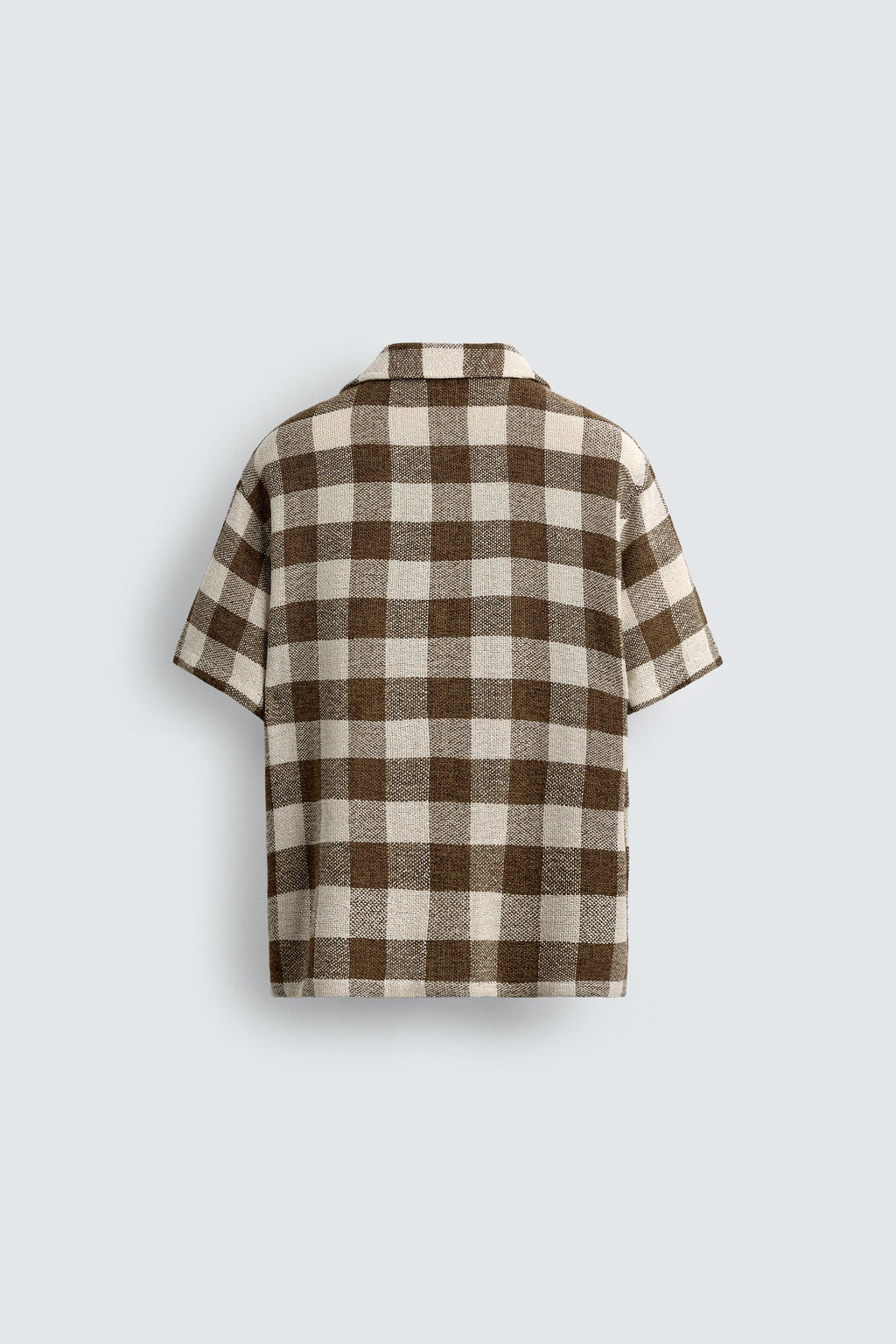 TEXTURED CHECK SHIRT - Zara фото 10