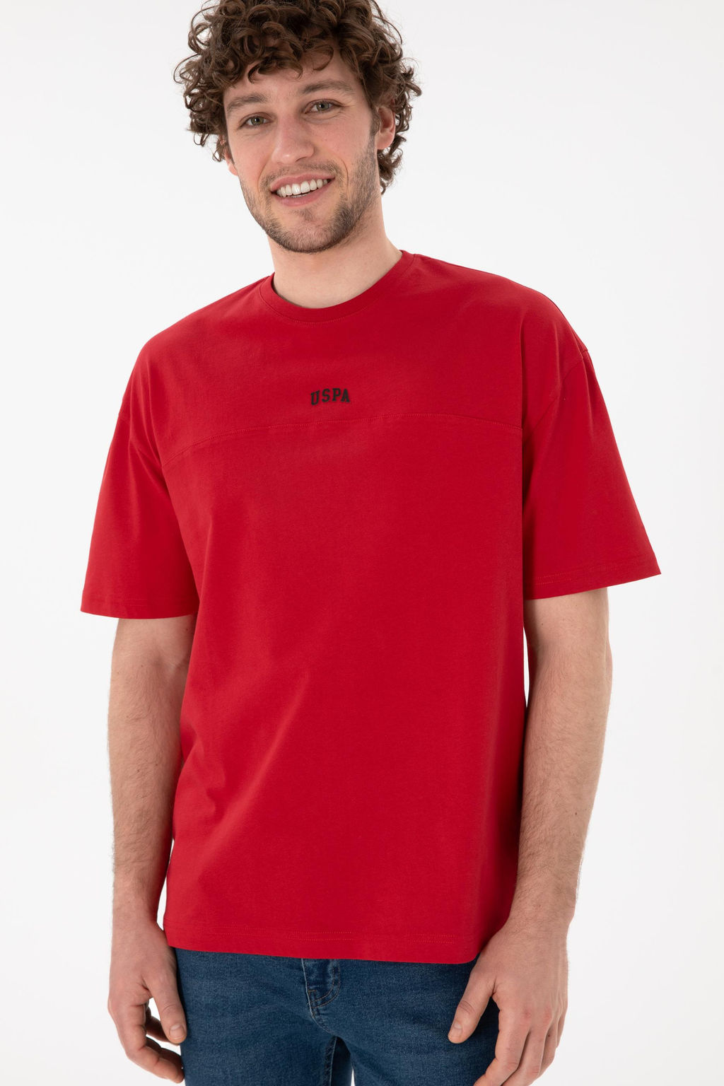 Erkek Comfort Fit Bisiklet Yaka K_rm_z_ Ti__rt Sepette S_rpriz _ndirim - U.s. polo assn фото 4