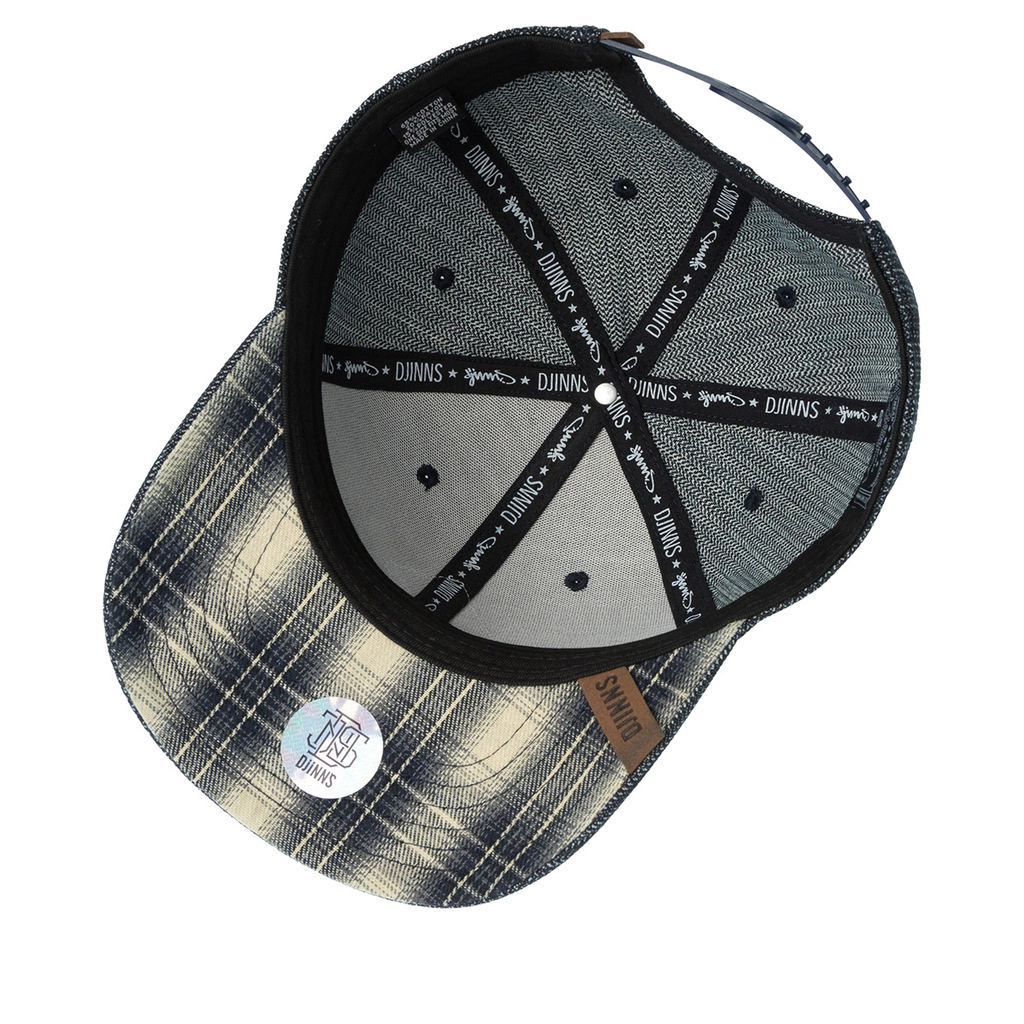 Бейсболка DJINNS арт. 6P TrueFit Denim Wishy (темно-синий)  фото 2