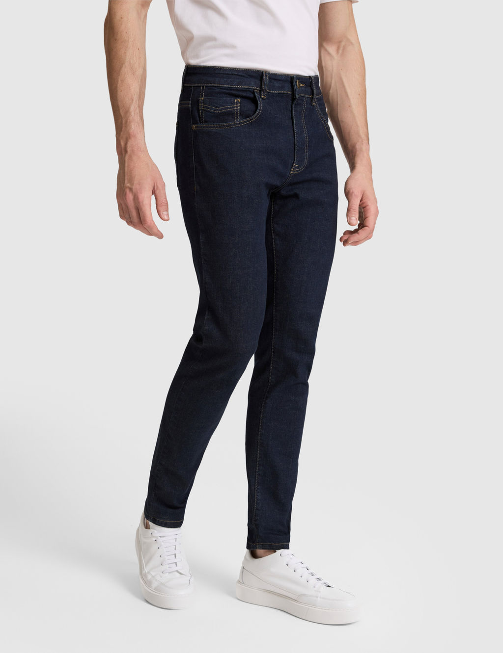 Lacivert Slim Fit Jean Pantolon