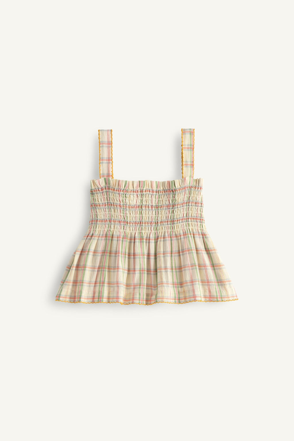 TOP CUADROS FLORES BORDADAS LIMITED EDITION / Multicolor - Zara фото 8