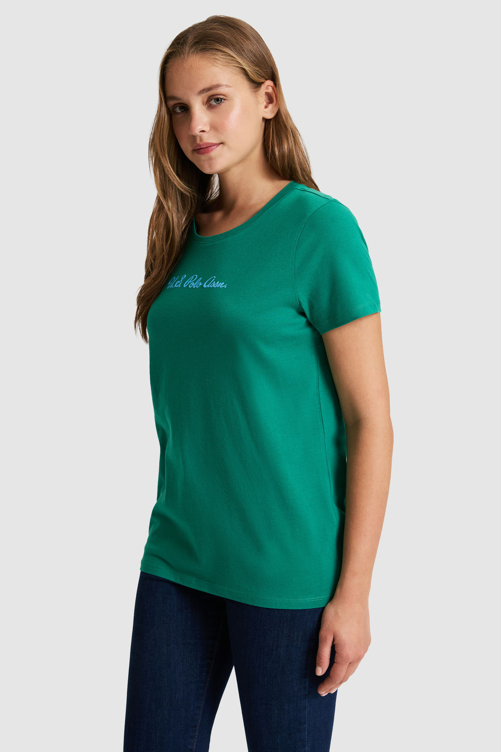 Kad_n Koyu Ye_il Basic Ti__rt - U.s. polo assn фото 3